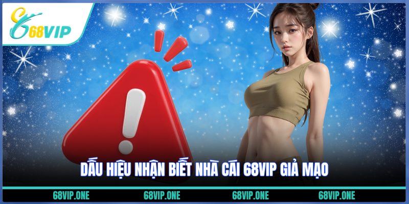 Dấu hiệu nhận biết nhà cái 68VIP giả mạo